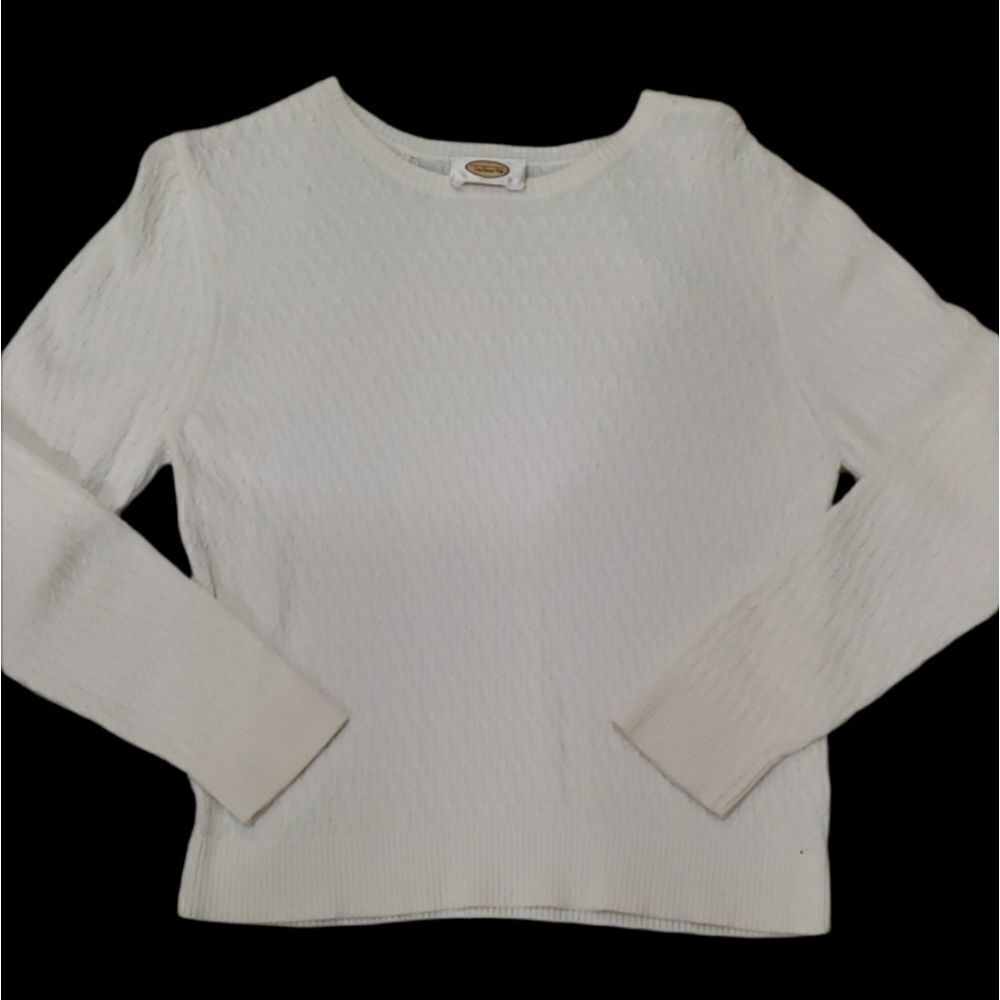 Winter White talbots sweater